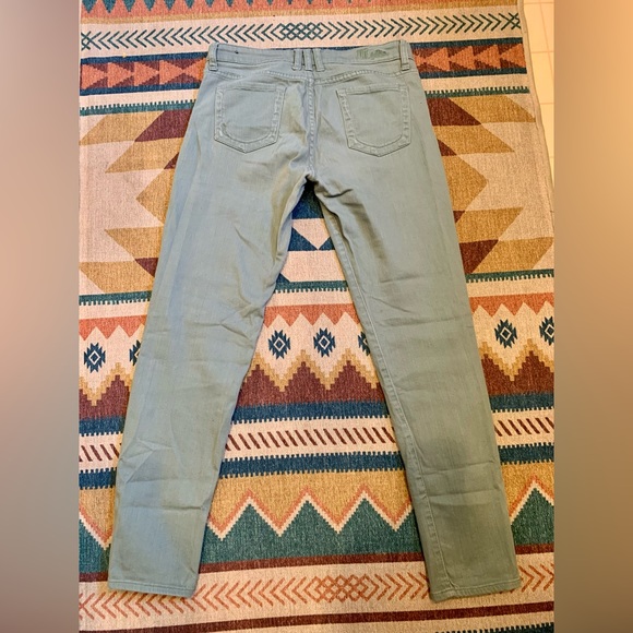 Kut from the Kloth Diana Skinny Jeans Light Green - Picture 2 of 6